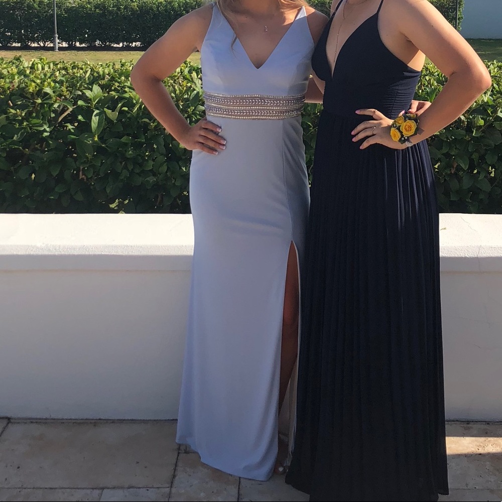 Xscape prom dress (beaded plunge gown)